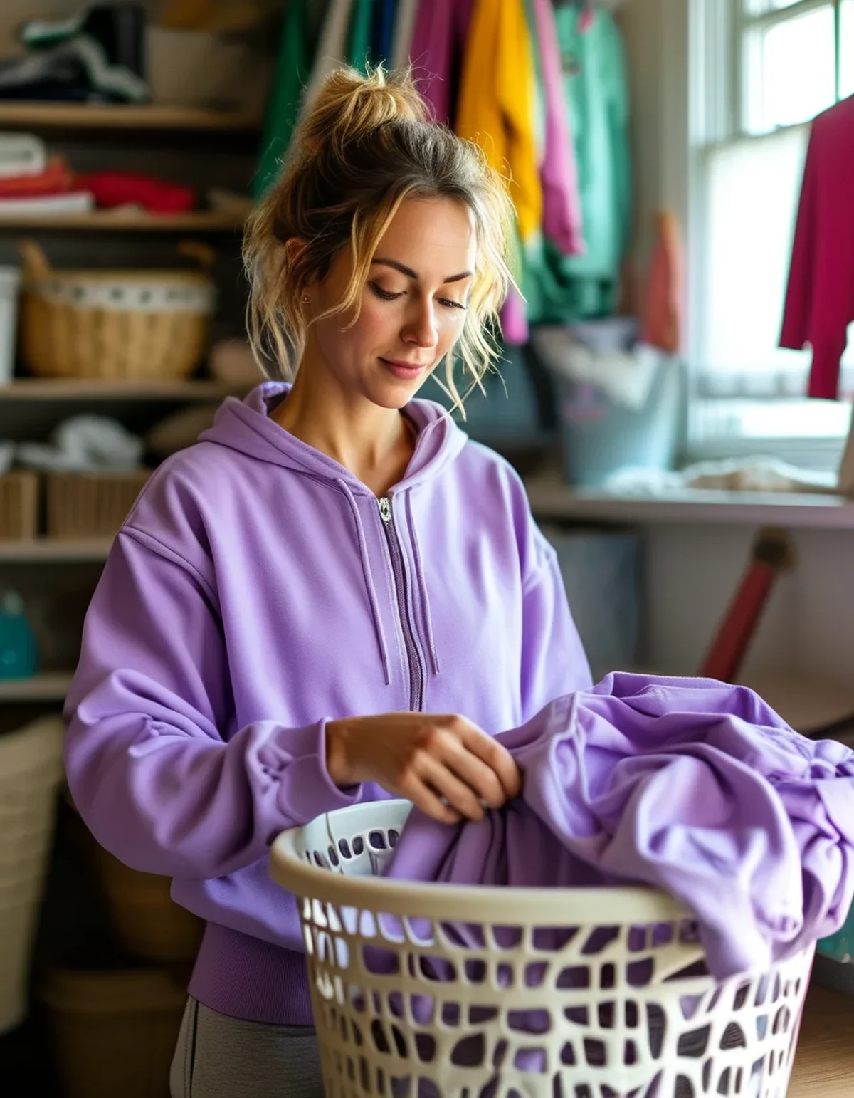 Why Does Pastel Activewear Show Sweat Marks More After It Dries?